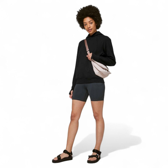 lululemon athletica Tops - Lululemon OG Scuba Hoodie Pullover Sz 12 | Laidback Streetwear In Black Wash